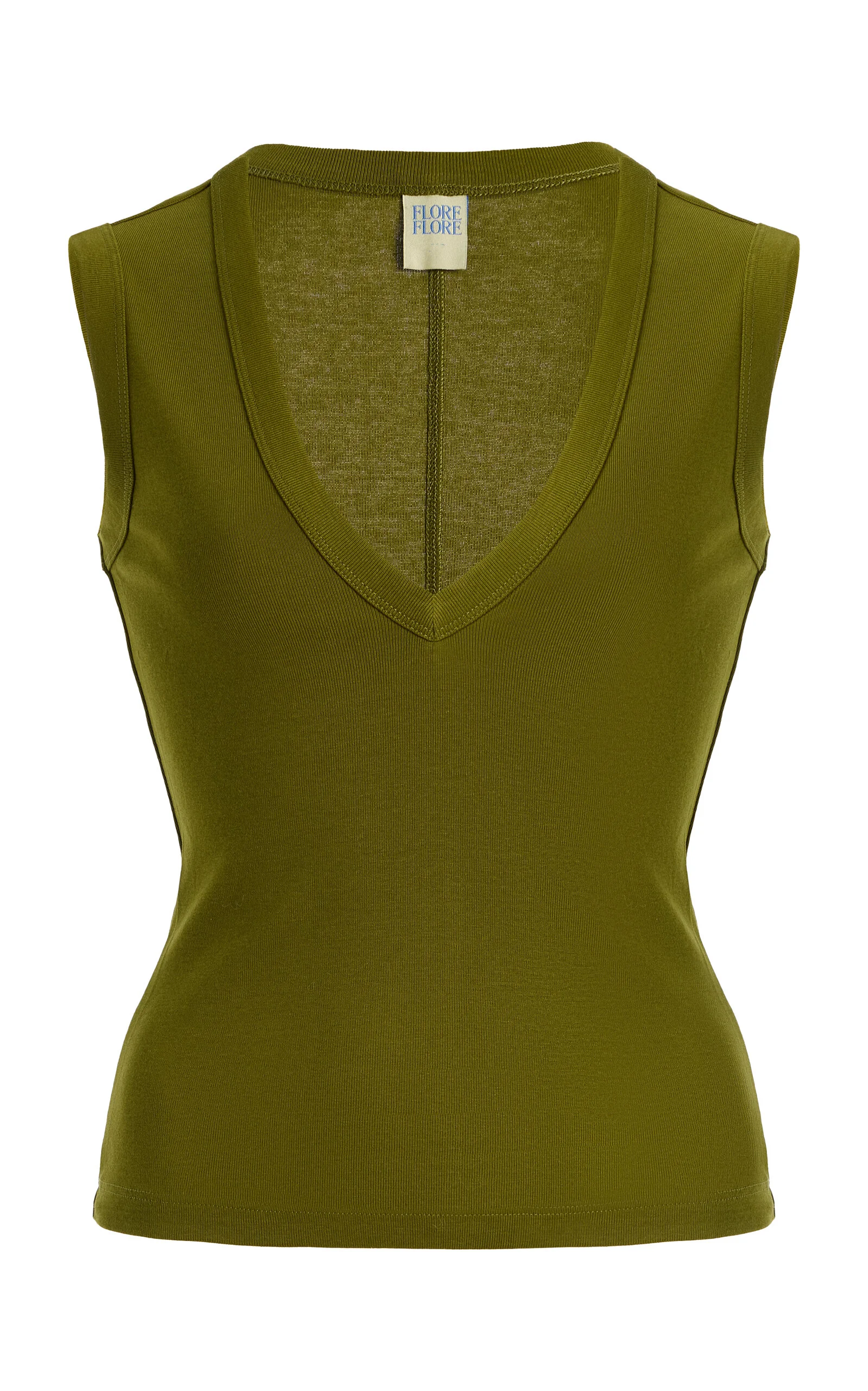 Dewi Cotton Tank Top green - 1