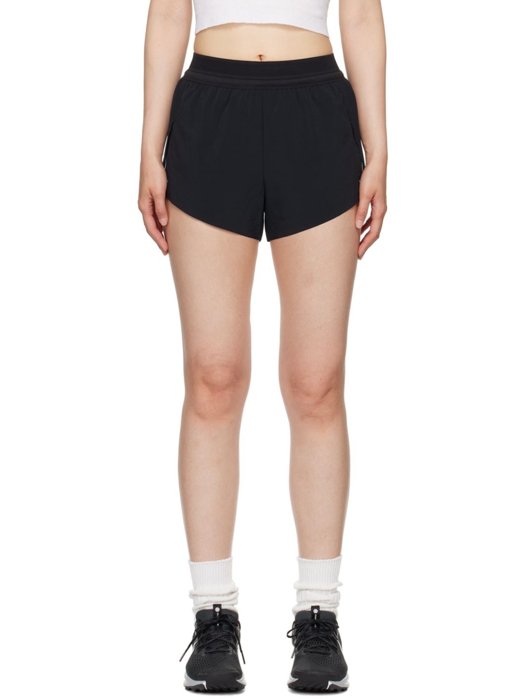 Black AeroSwift Shorts - 1