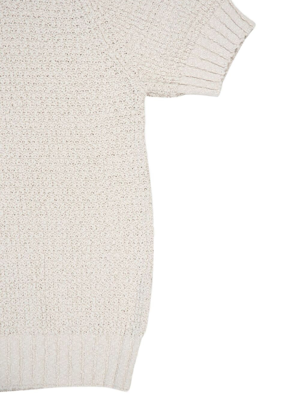 textured knit polo shirt - 4