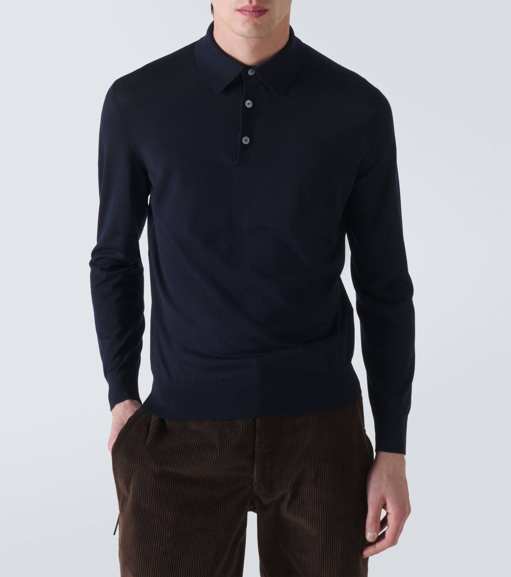 Wool polo shirt - 3