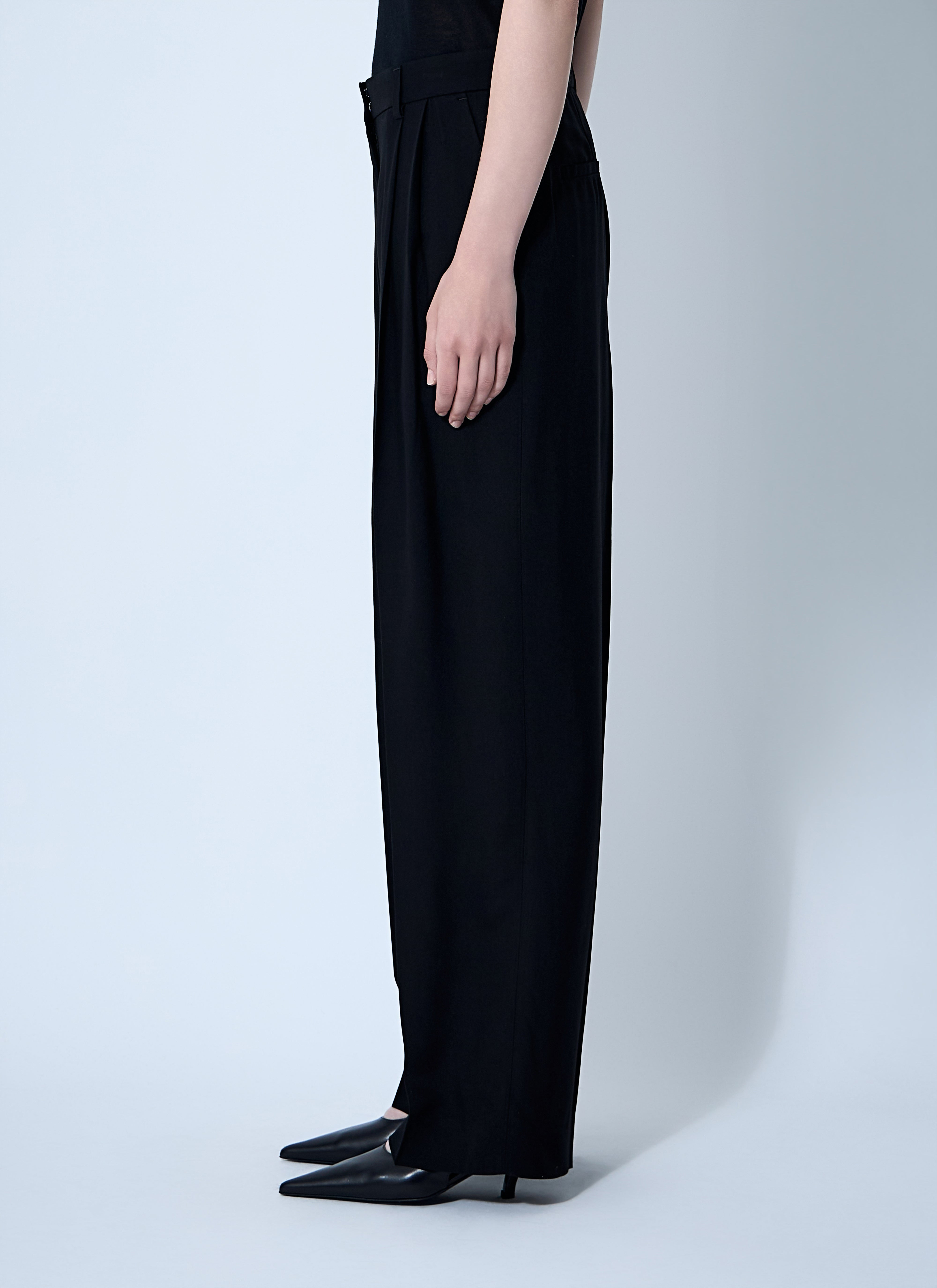 Toteme Women Double-Pleat Fluid Pants - 3