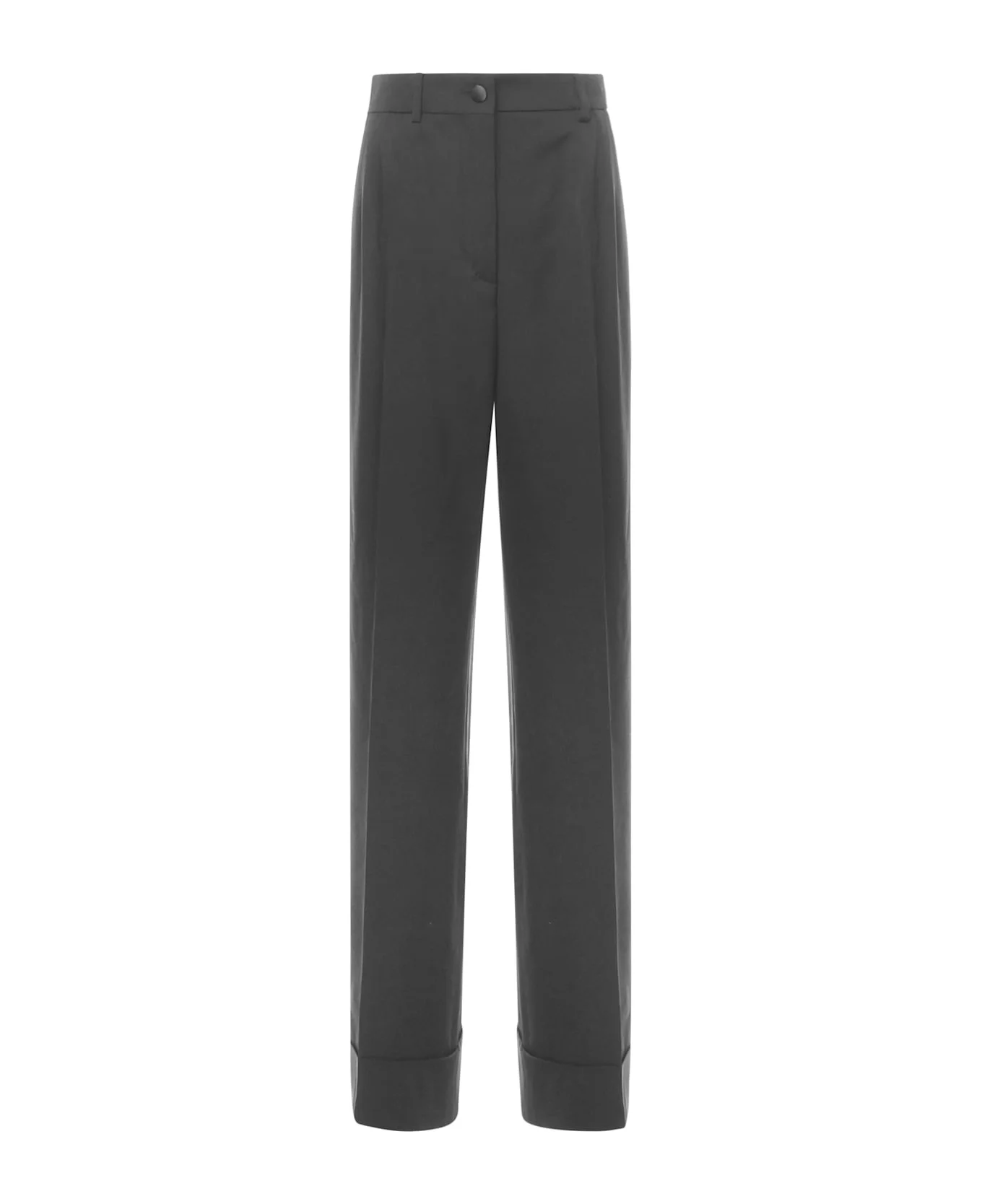 Two-way Stretch Wool Trousers - 1