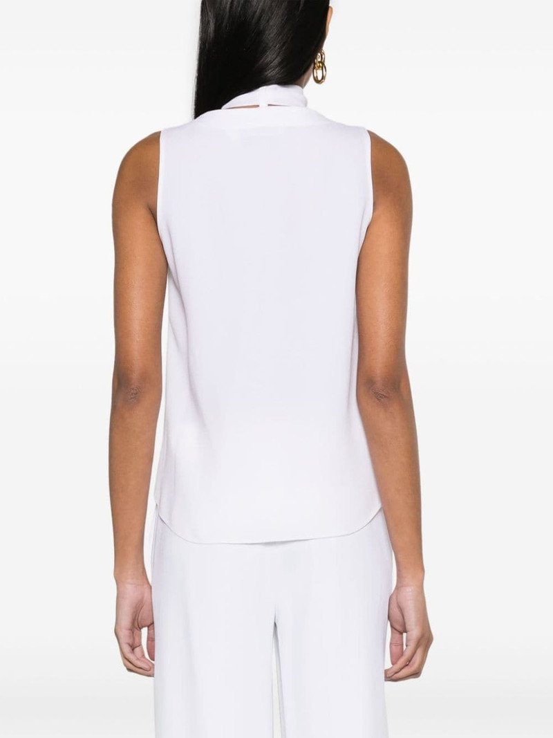 sleeveless crepe top 4
