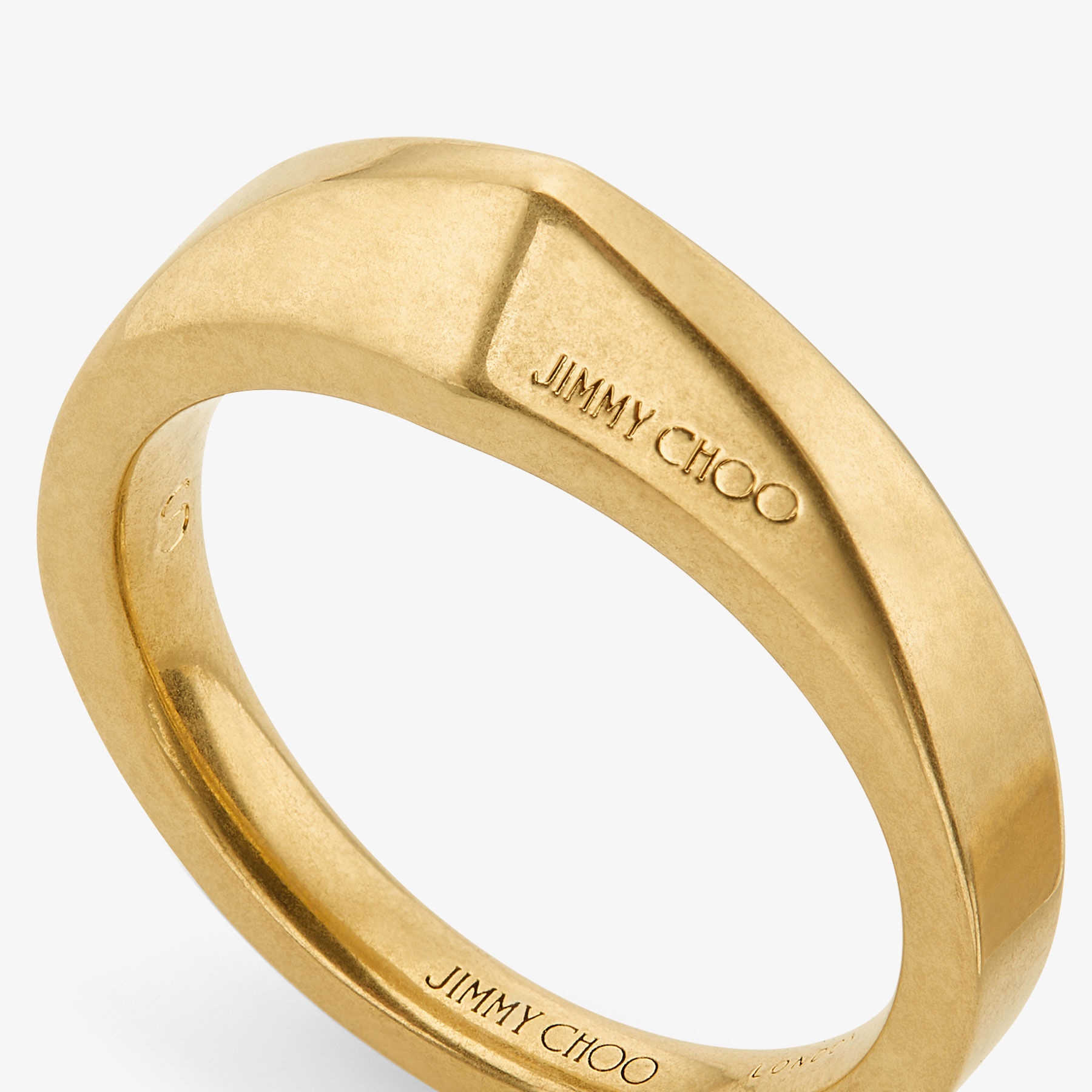 Diamond Signet Ring
Gold-Finish Signet Ring - 3