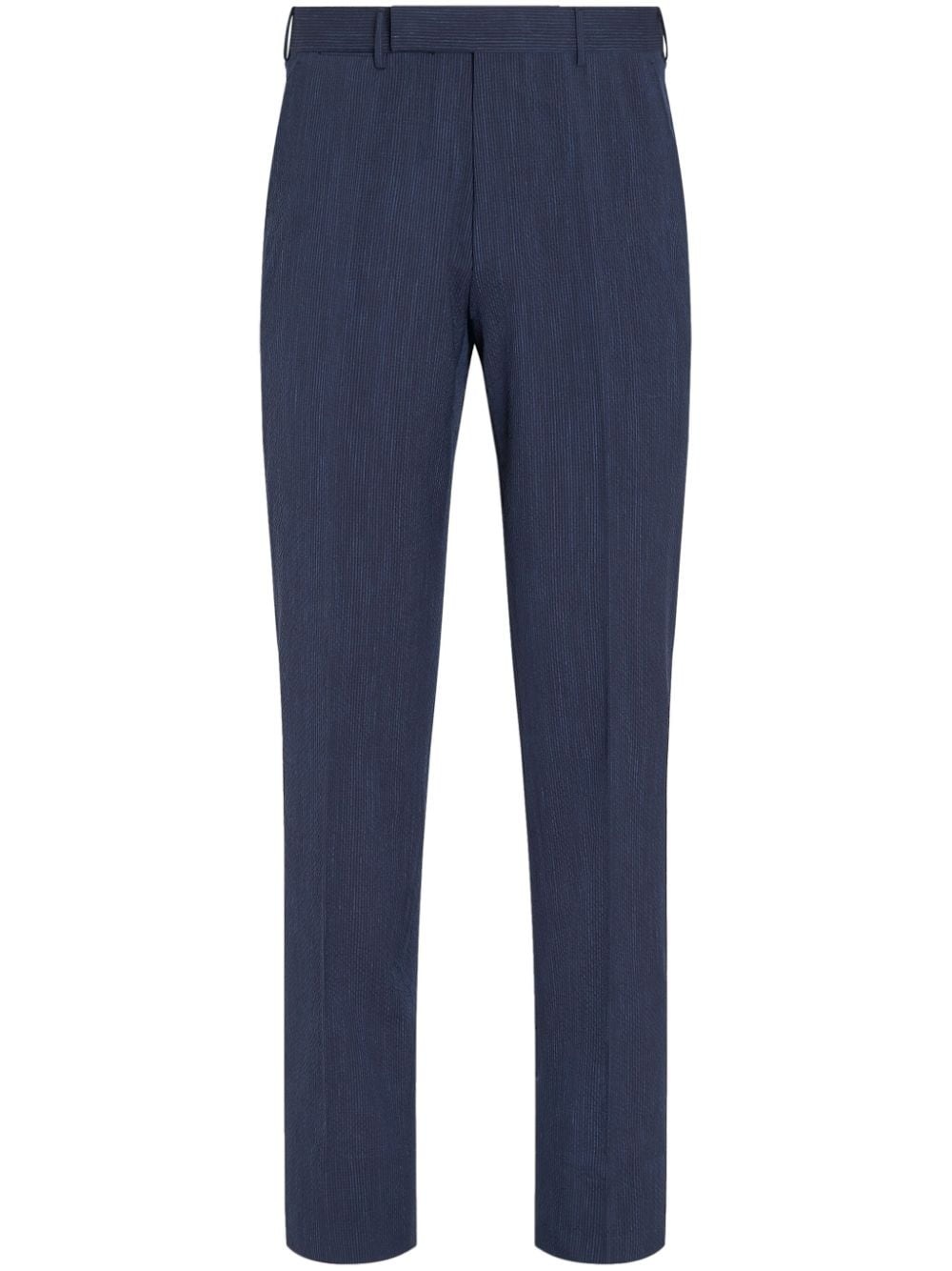 high-waist slim-fit trousers - 1