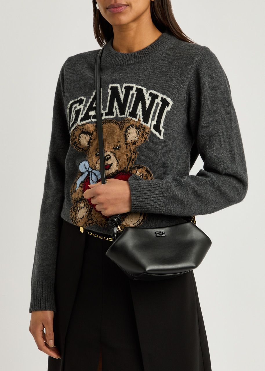 Ganni Bou Mini Leather top Handle bag - 6