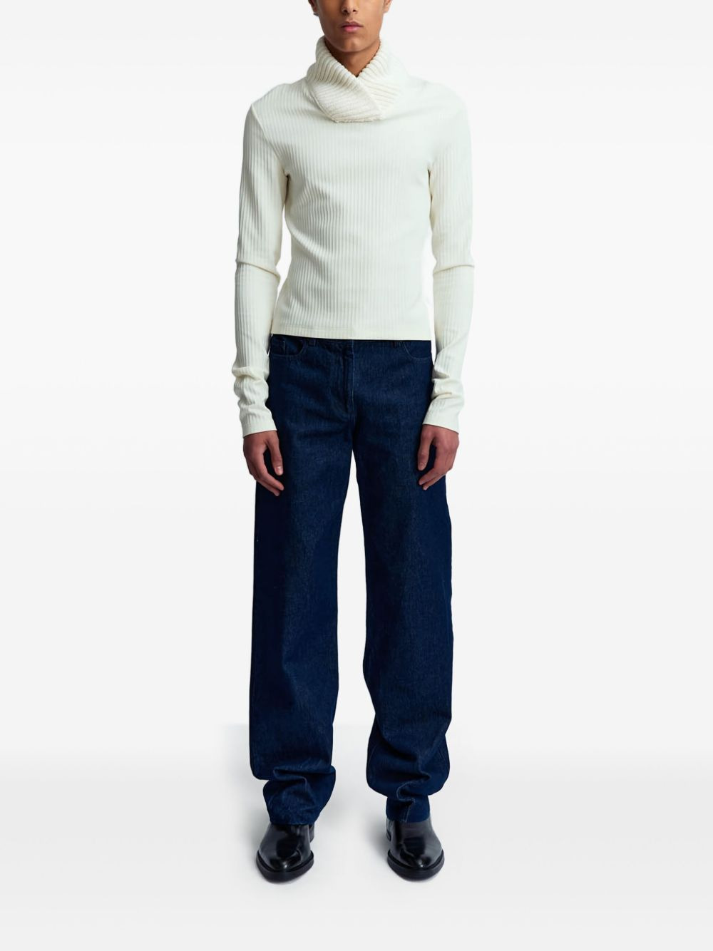 Cary V-neck jersey jumper - 2