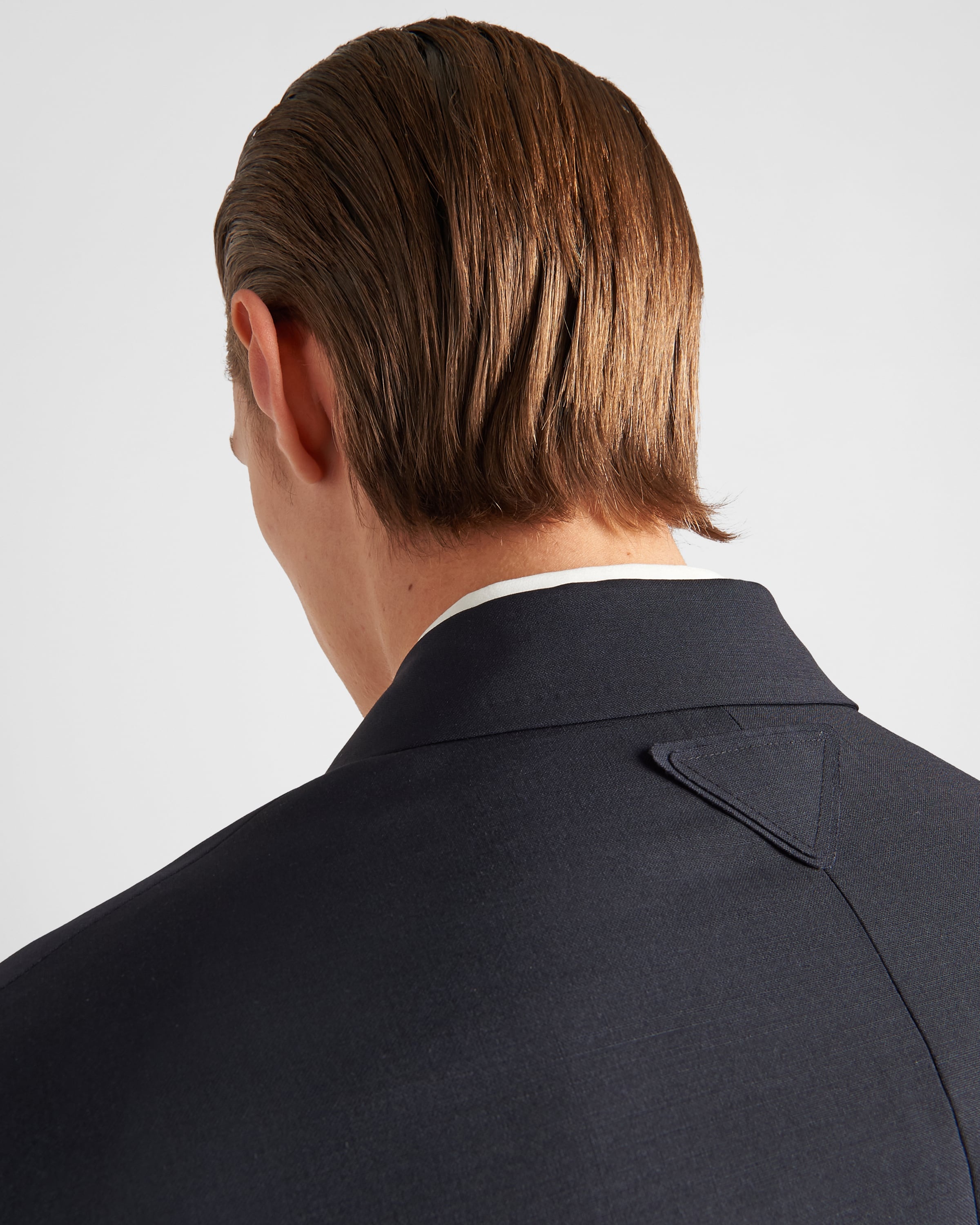 Double-breasted mohair wool jacket - 6