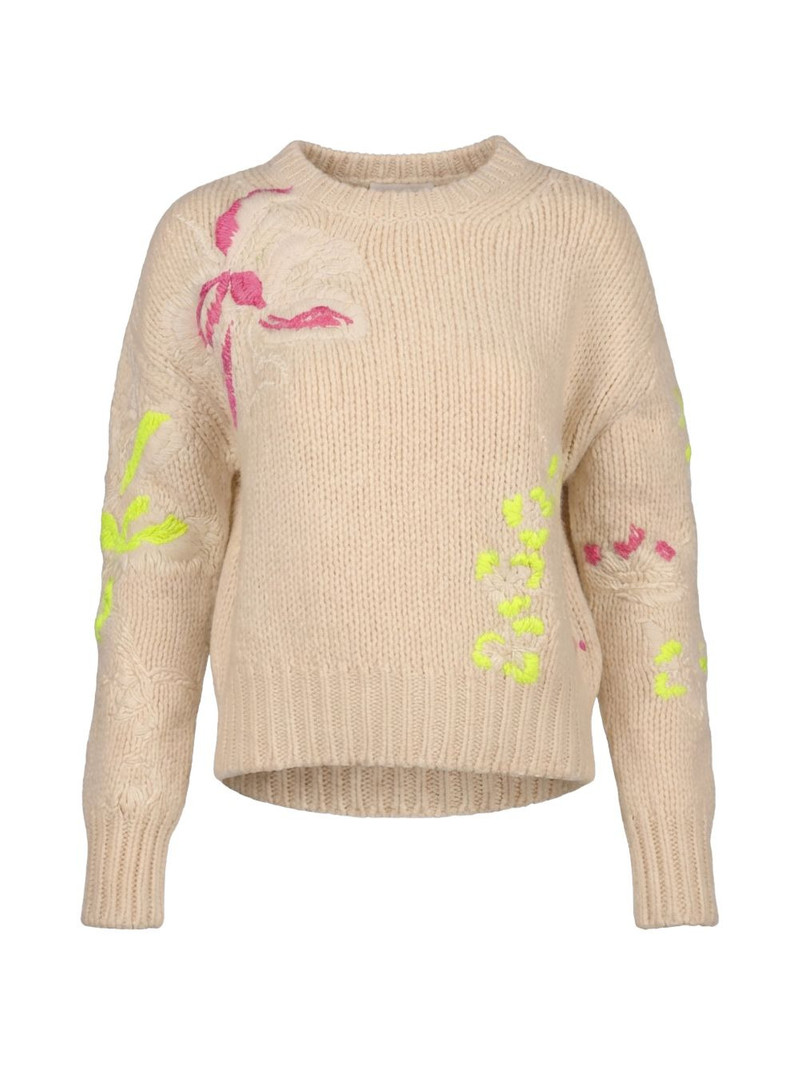 floral embroidered sweater 1