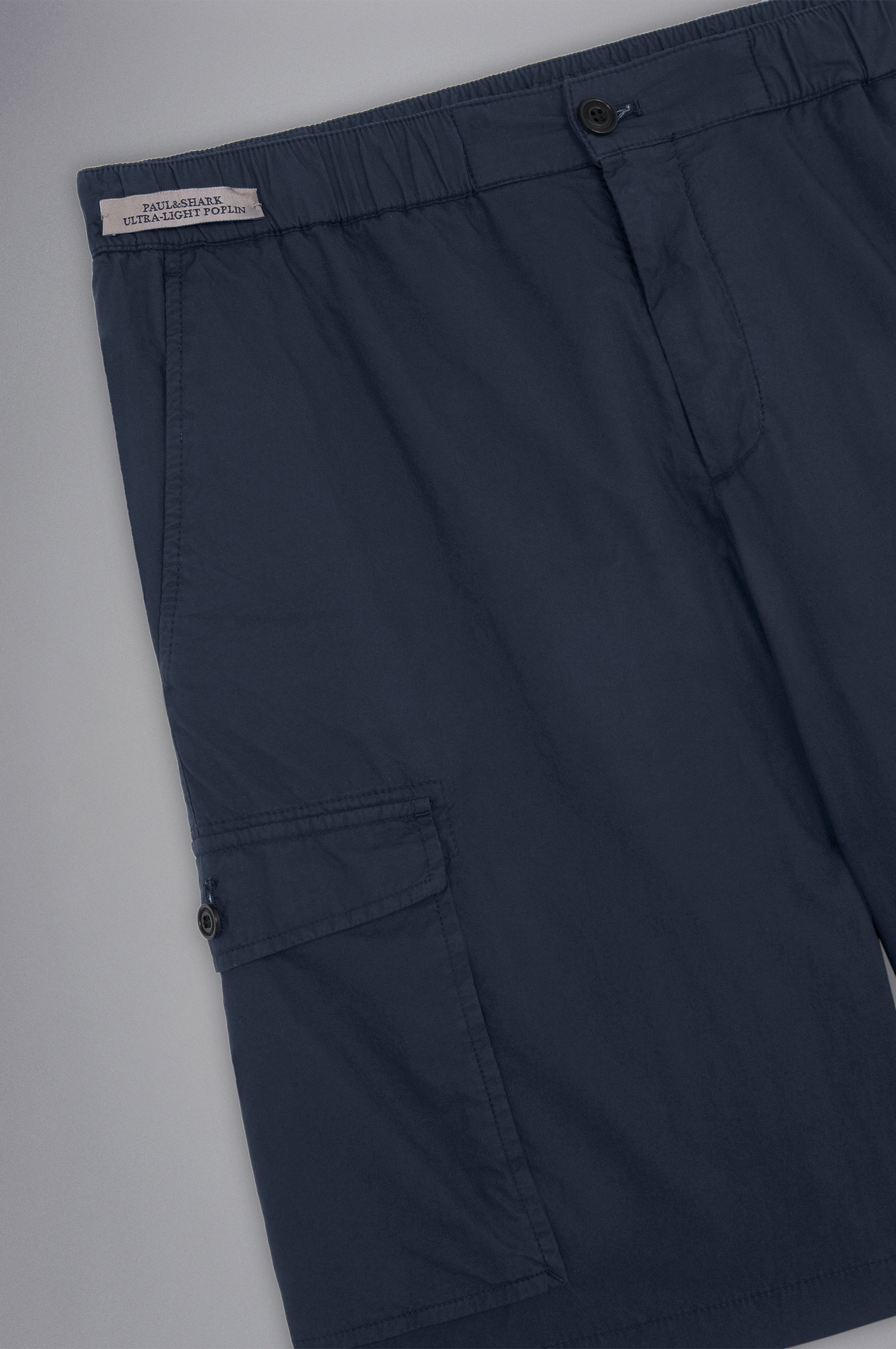 ULTRA-LIGHT POPLIN COTTON CARGO SHORTS - 5