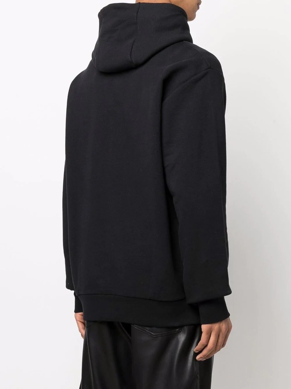 cotton-blend hooded sweatshirt - 4