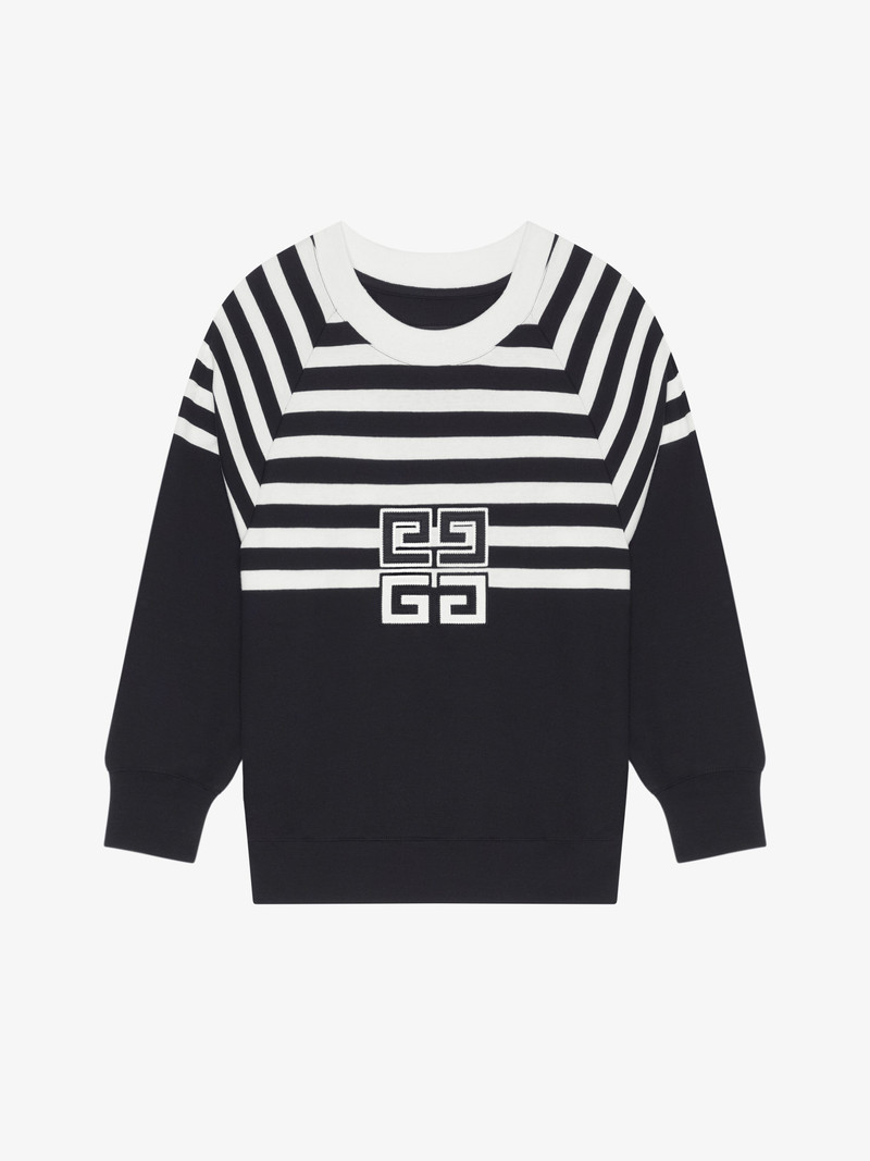 4G SWEATSHIRT IN JERSEY WITH STRIPES 1
