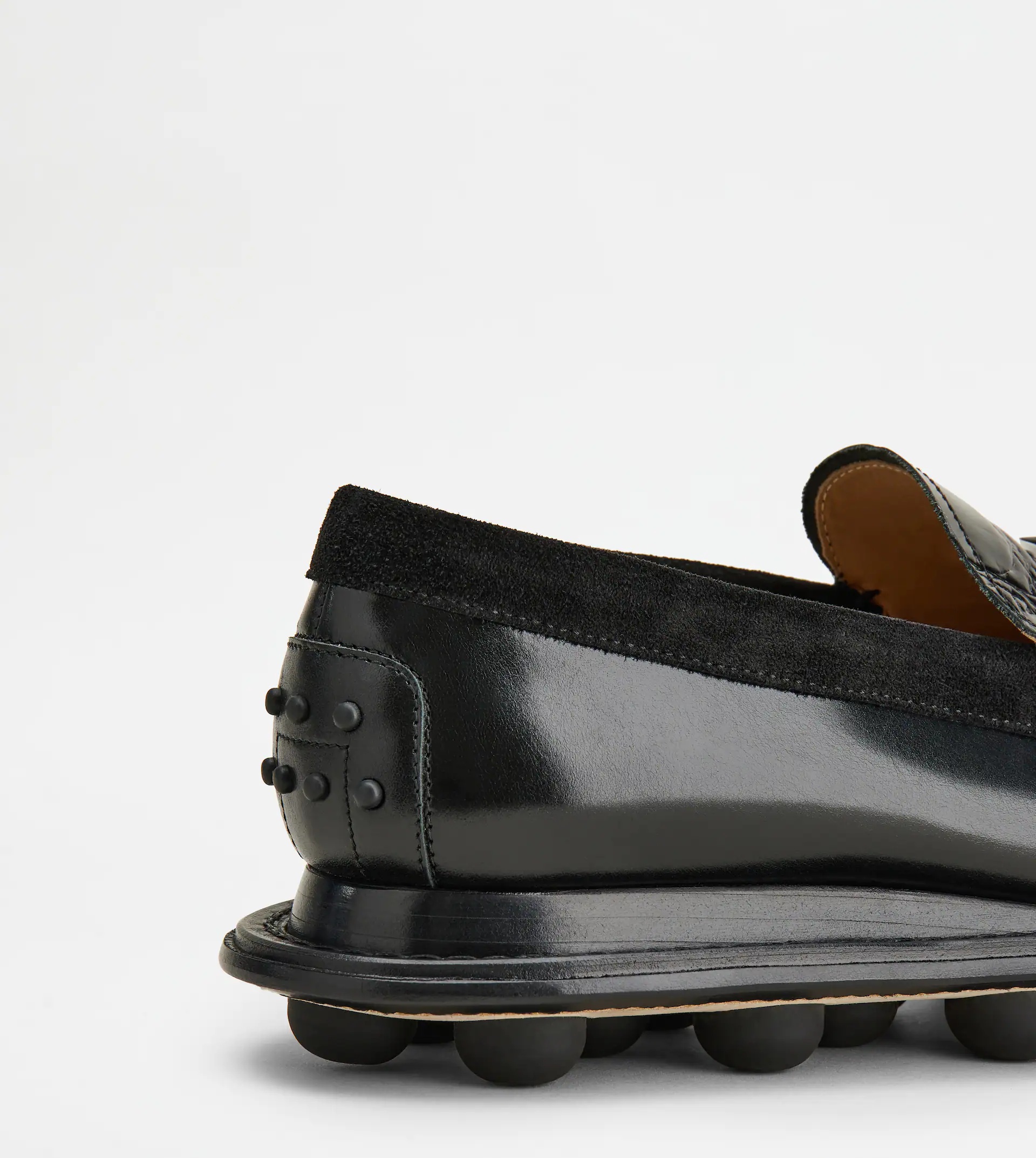 LOAFERS IN LEATHER - BLACK - 7