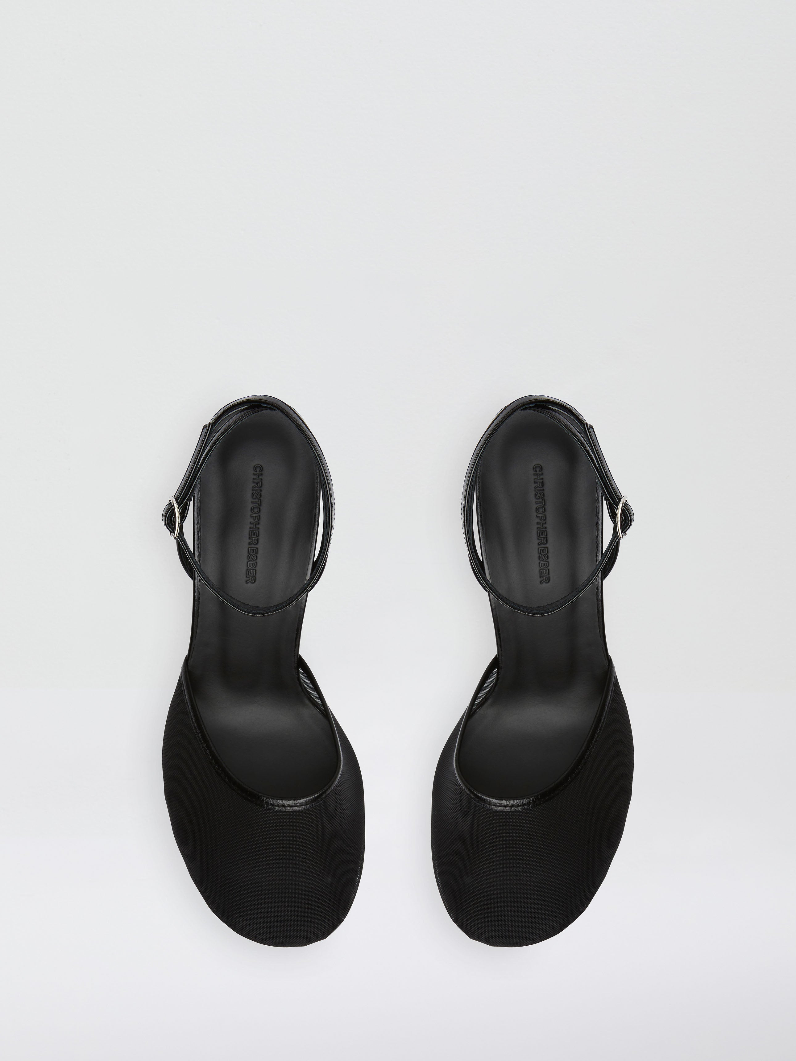 Sheer Mesh Mary Jane Heel - 4