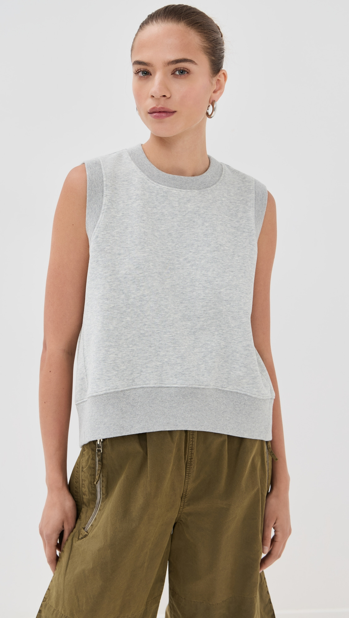 Sleeveless Sweatshirt - 6