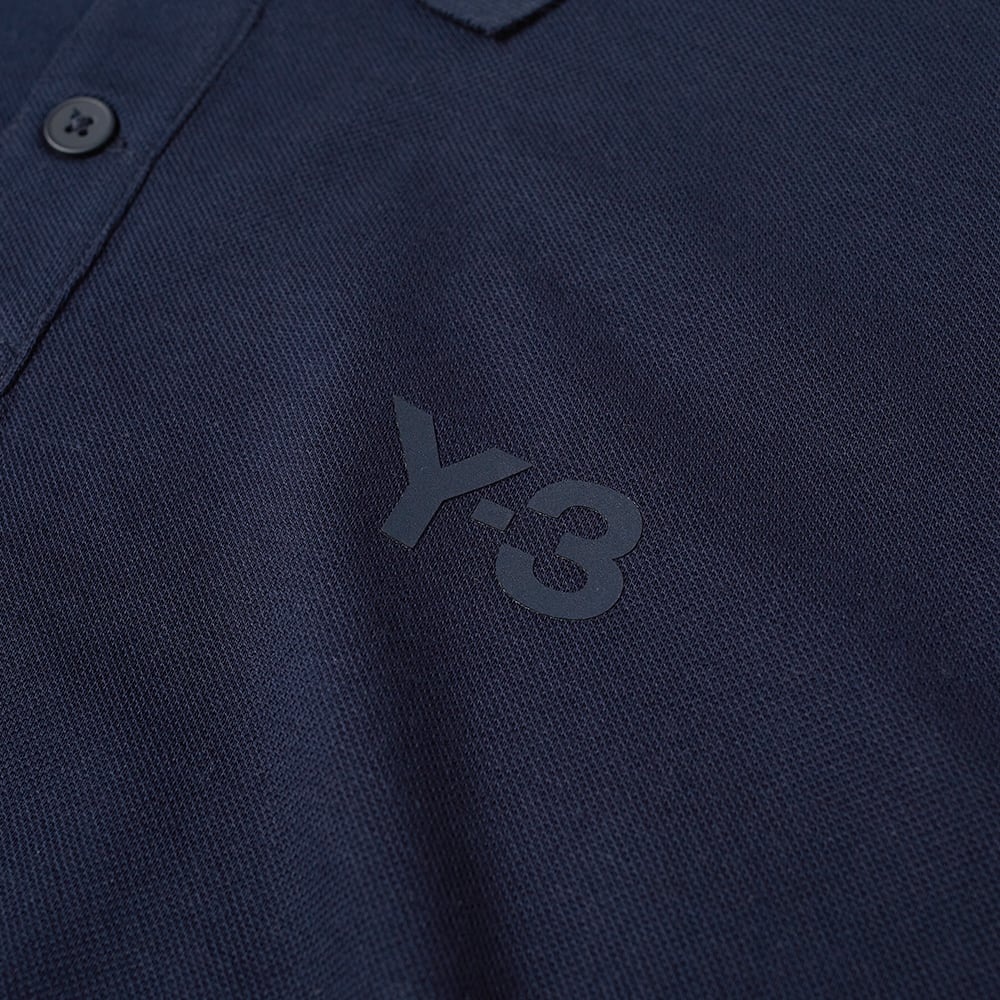 Y-3 Long Sleeve Classic Pique Polo - 2