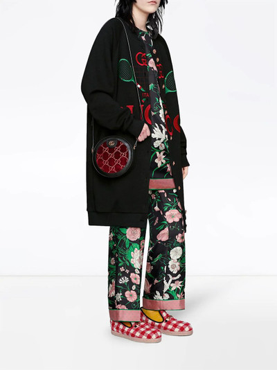 GUCCI reversible oversize cardigan sweatshirt outlook