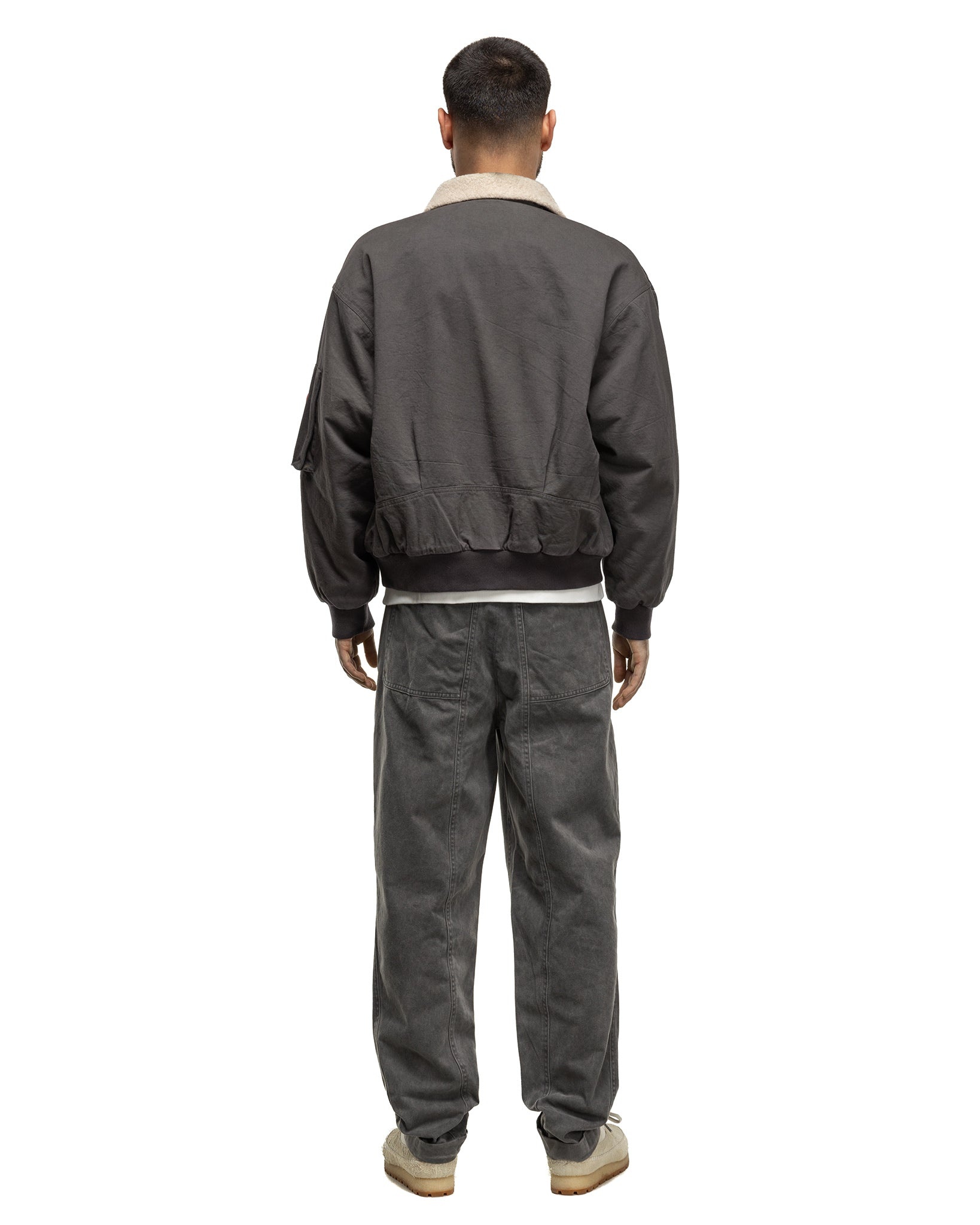 Cav Empt Wool Boa Inner Zip Jacket Charcoal | slamjam