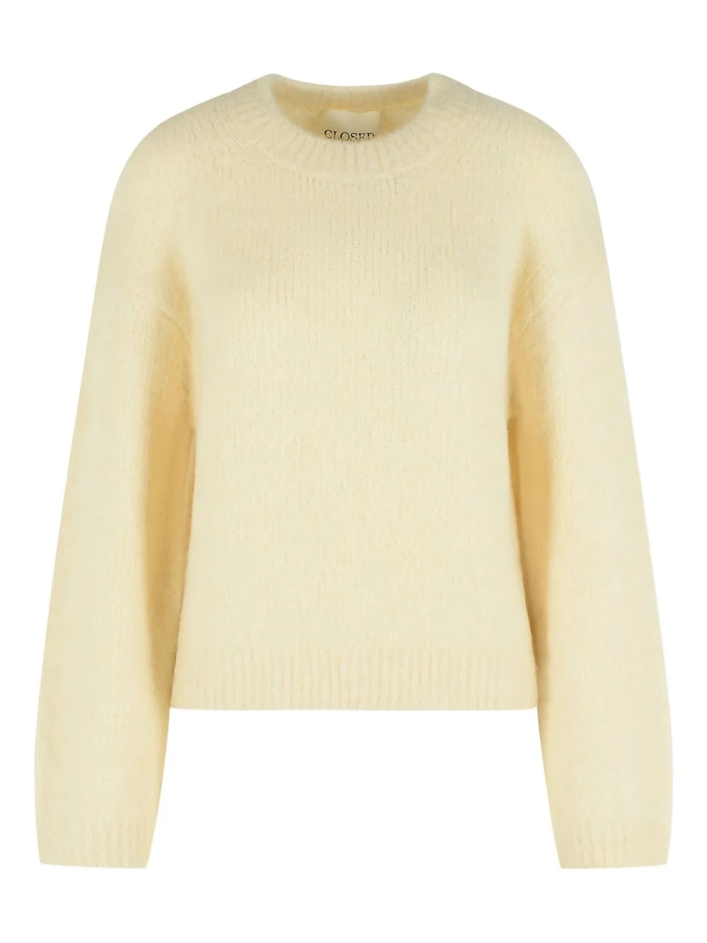 ribbed crew-neck sweater - 1