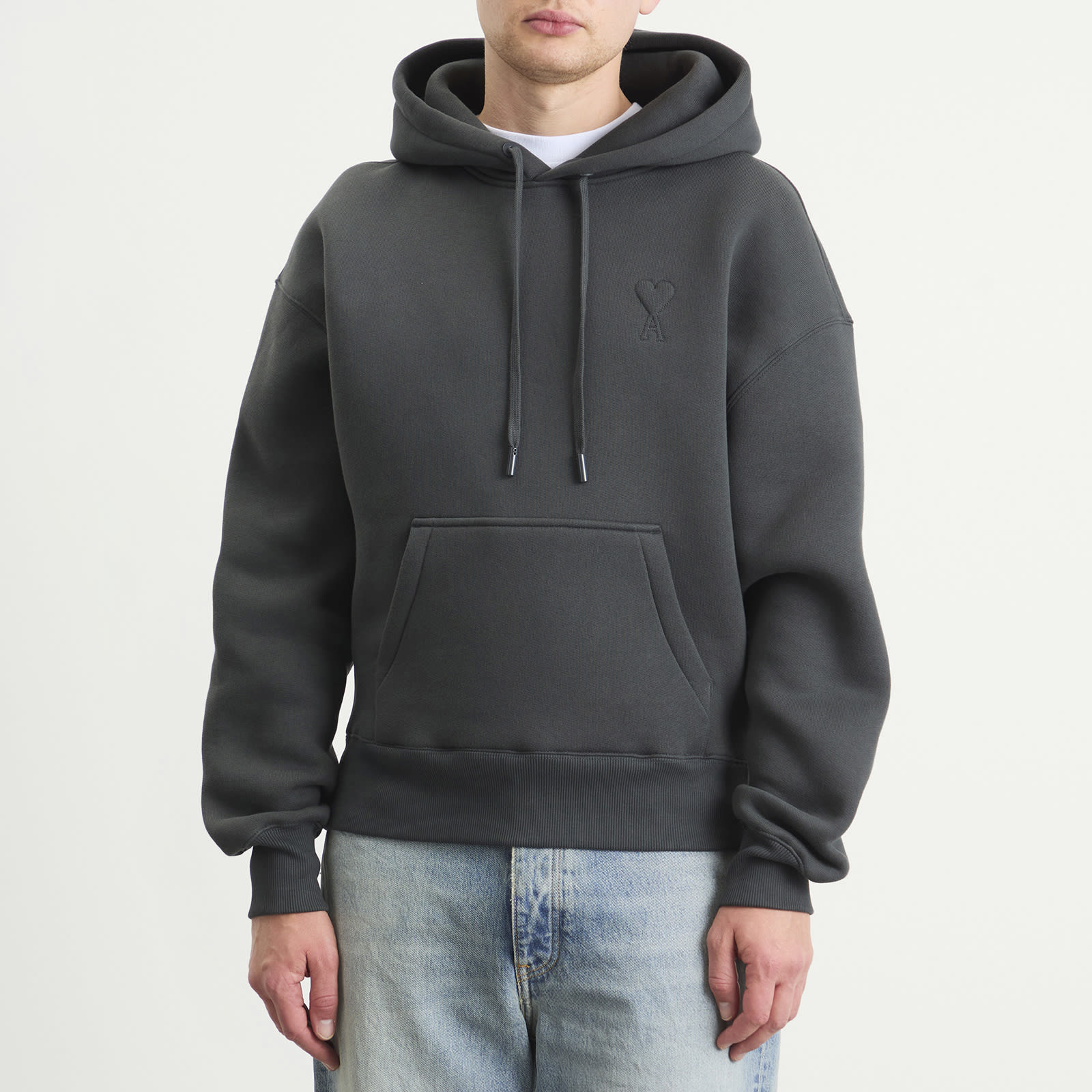 AMI Paris Brushed Fleece Hoodie Big ADC - 2