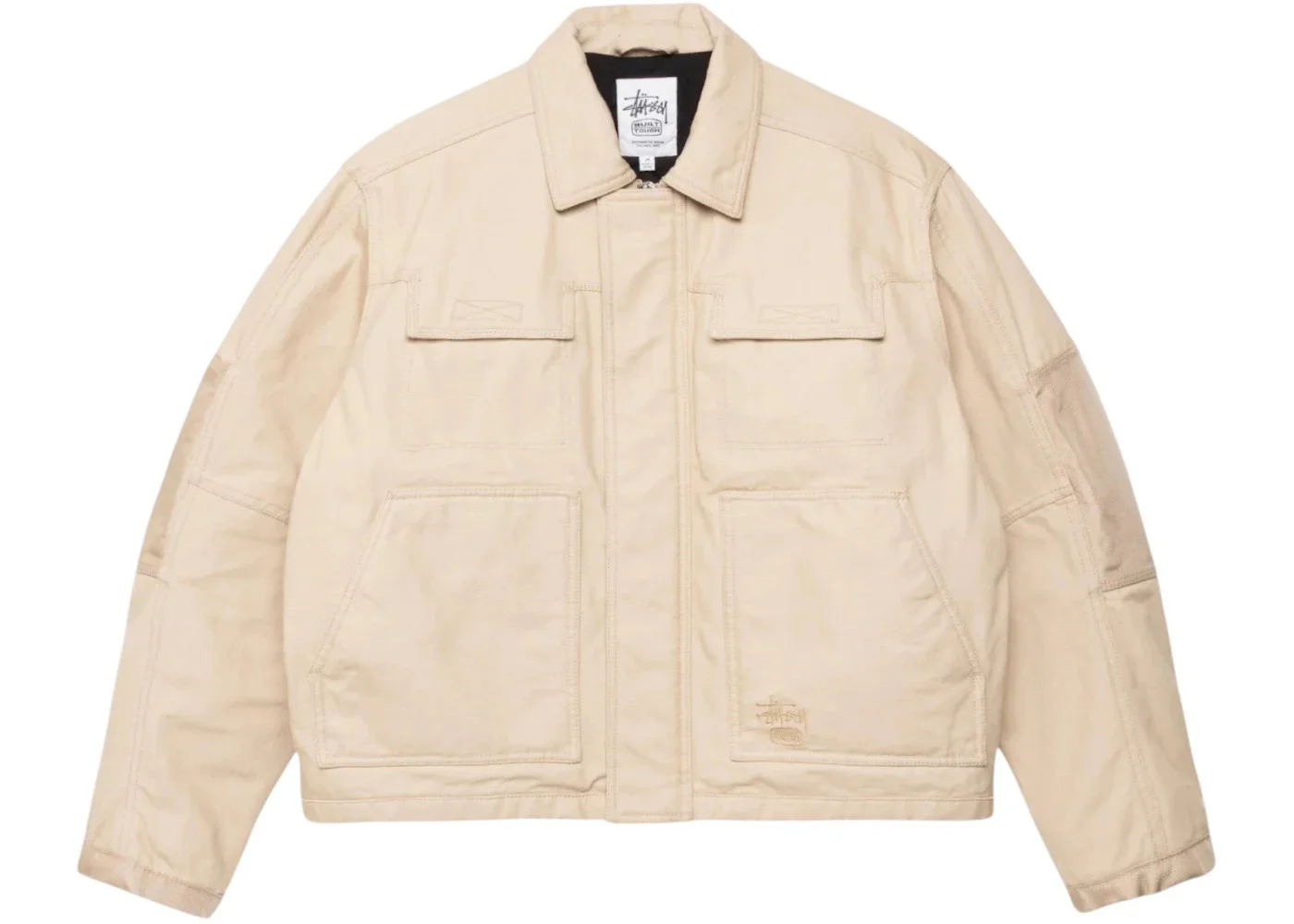 Stussy Utility Work Jacket Khaki - 1