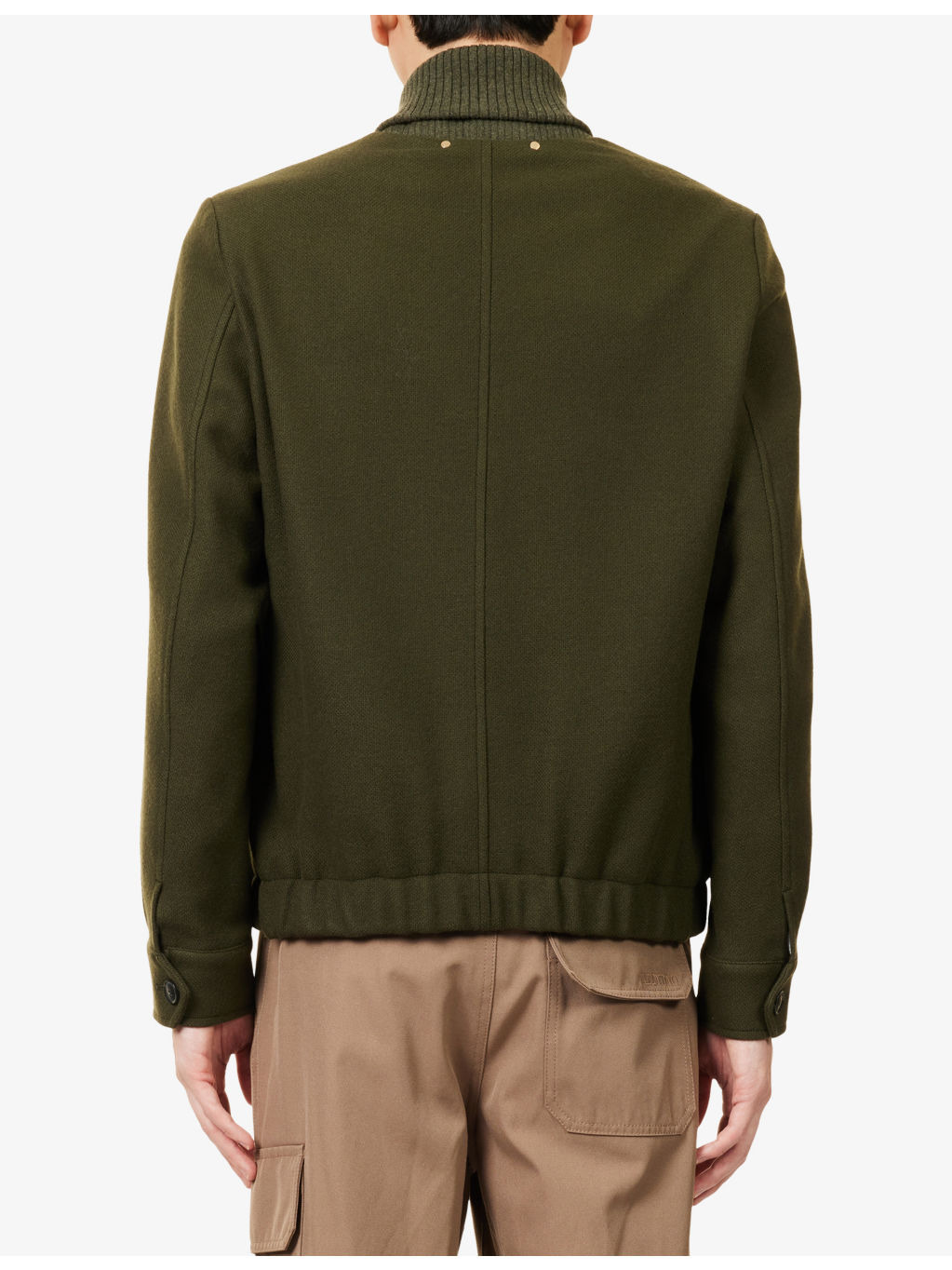 Blouson Boxy Fit Wool Jacket - 4