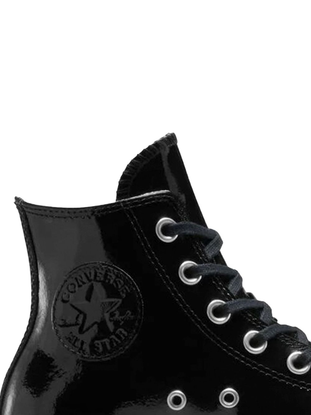 leather platform sneakers - 3