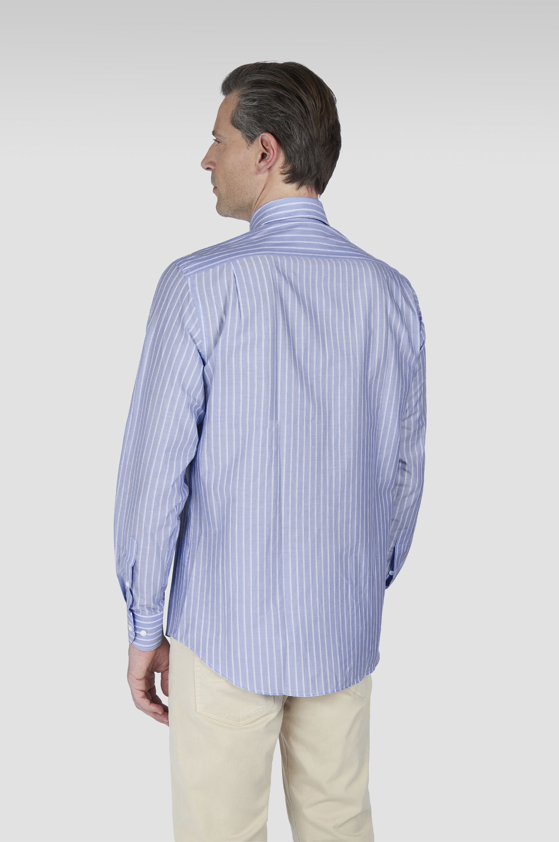 SUMMER BREEZE COTTON BUTTON-DOWN SHIRT - 3