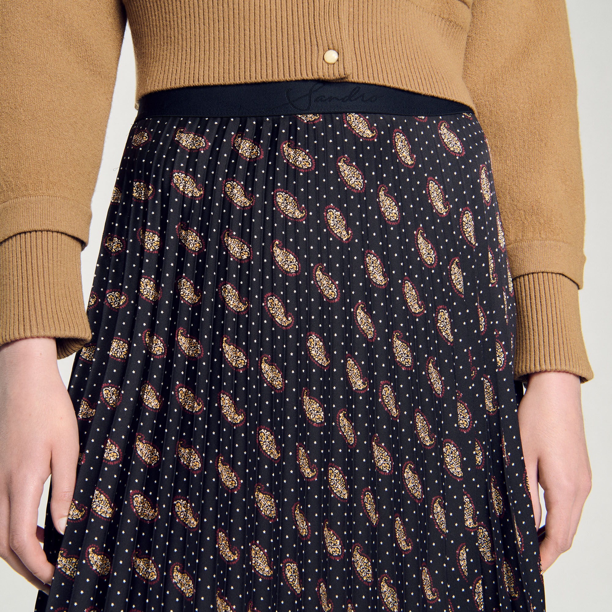 LONG PAISLEY SKIRT - 4