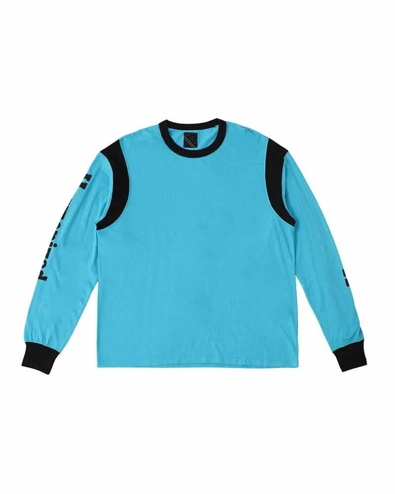 JUMBO TEE L/S BLUE - 1