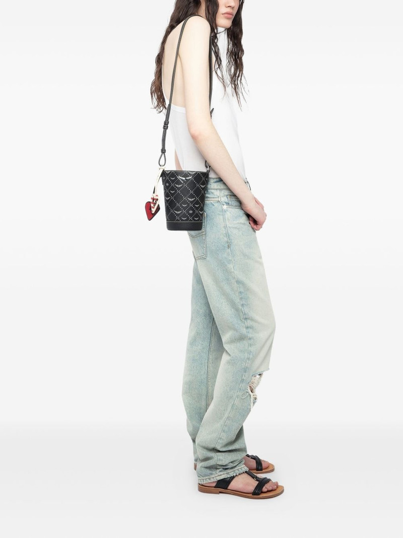 Zadig & Voltaire logo-print bucket bag outlook
