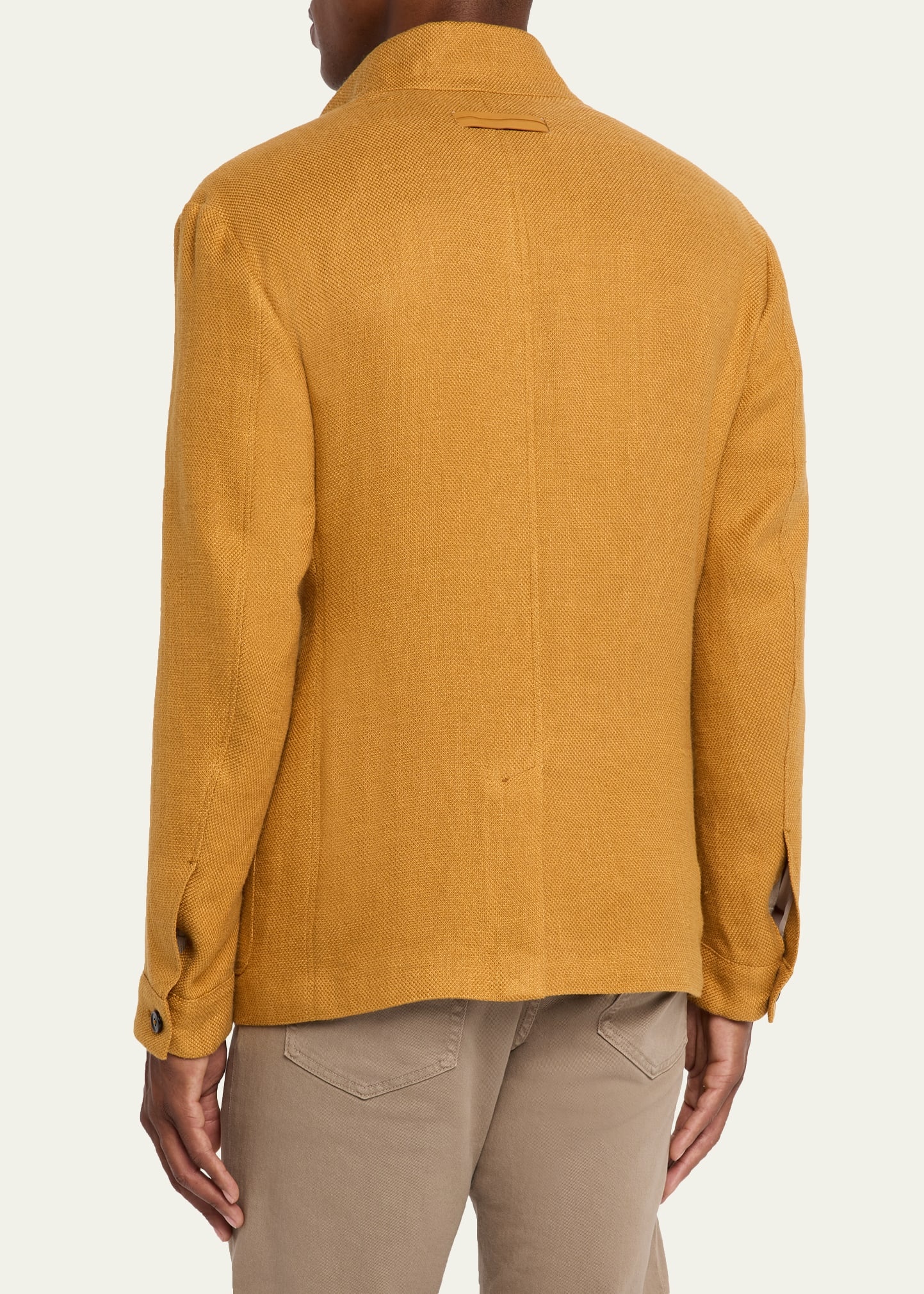 Men's Il Conte Linen-Silk Chore Jacket - 3