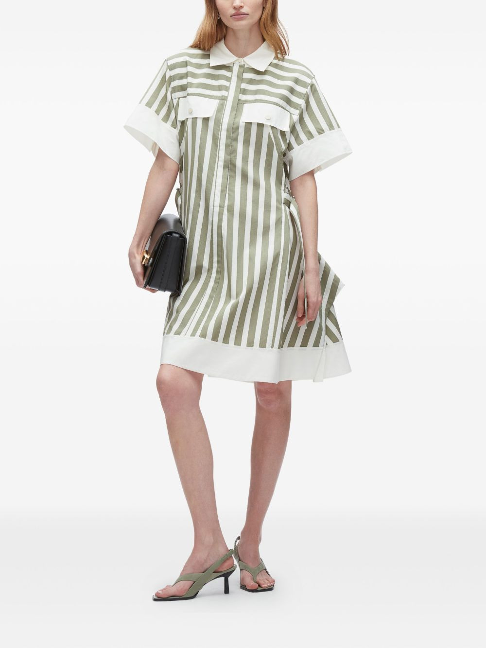 striped shirt dress - 2
