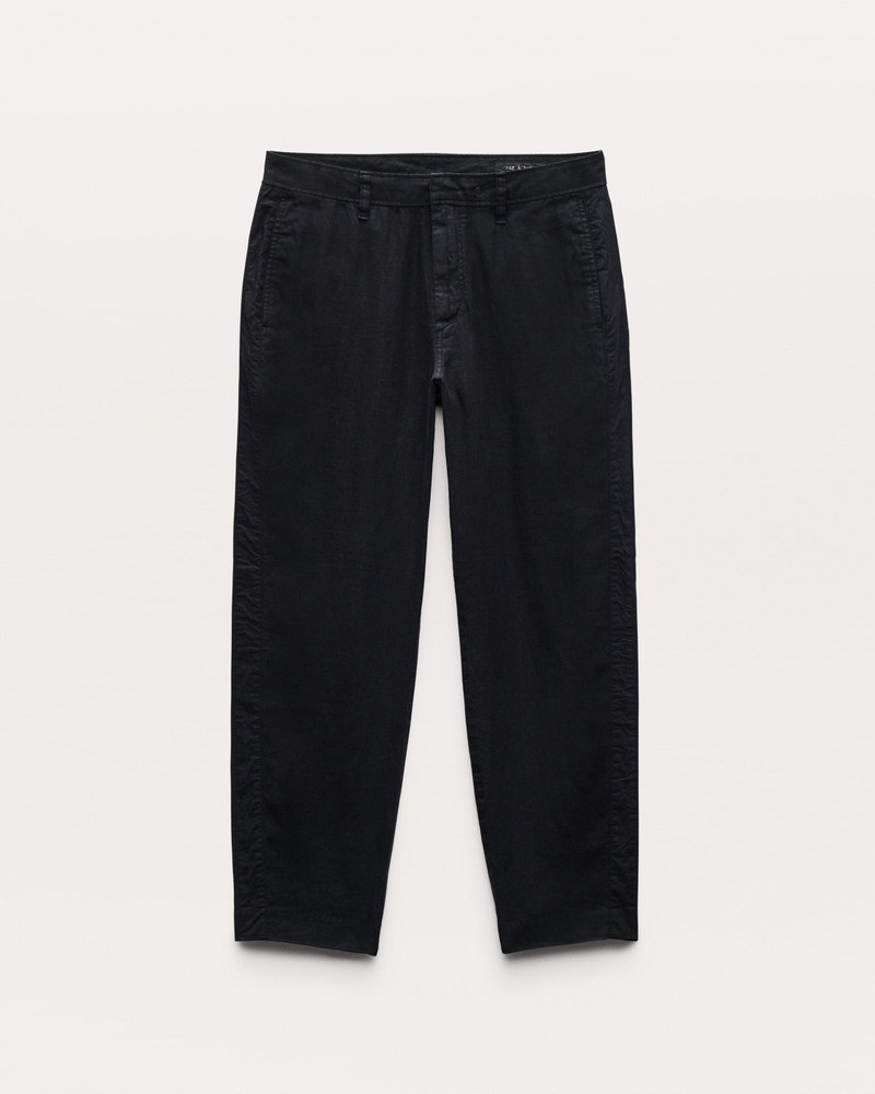 Tapered Linen Trousers 1