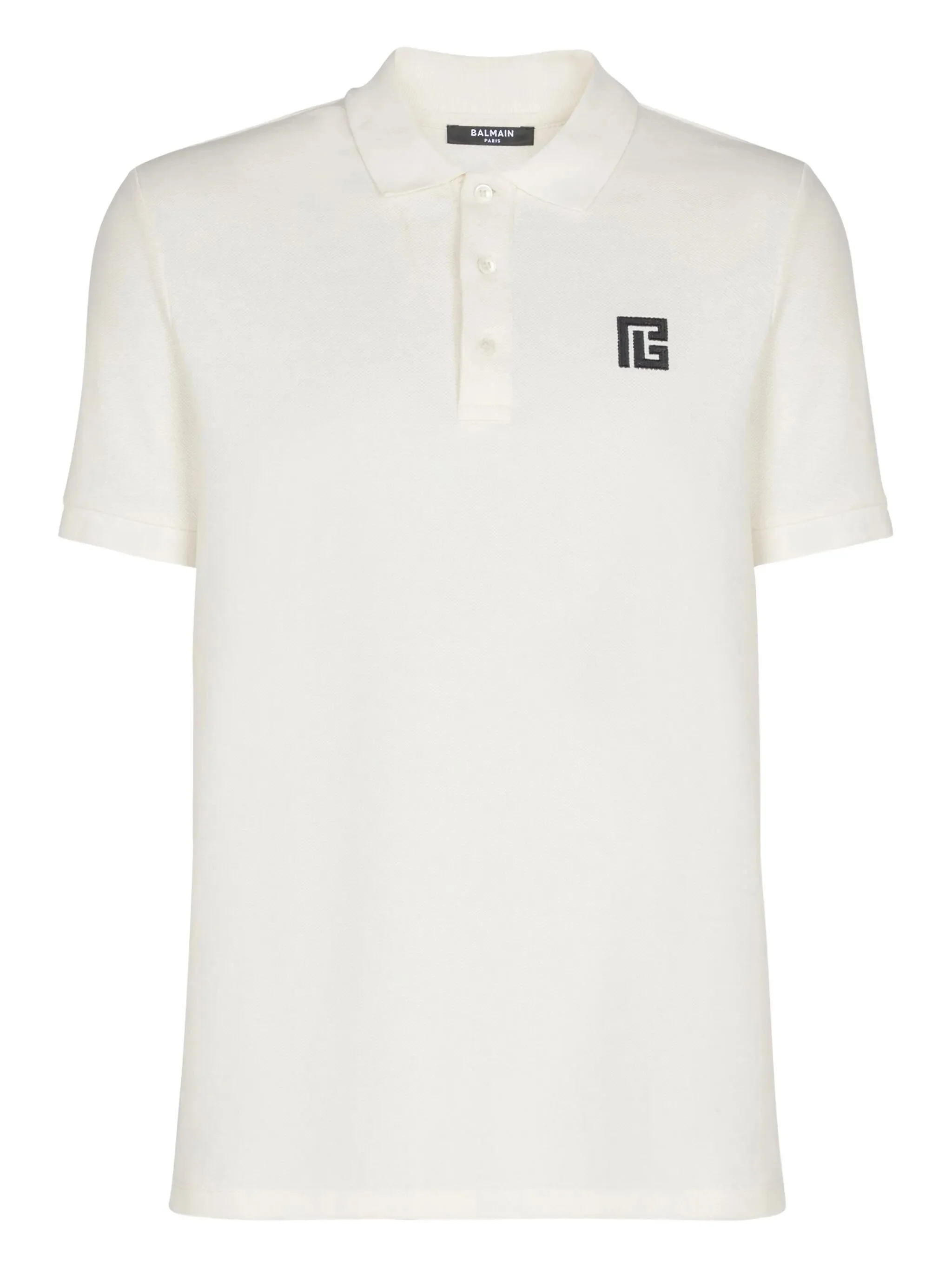 PB logo-embroidered cotton polo shirt - 1