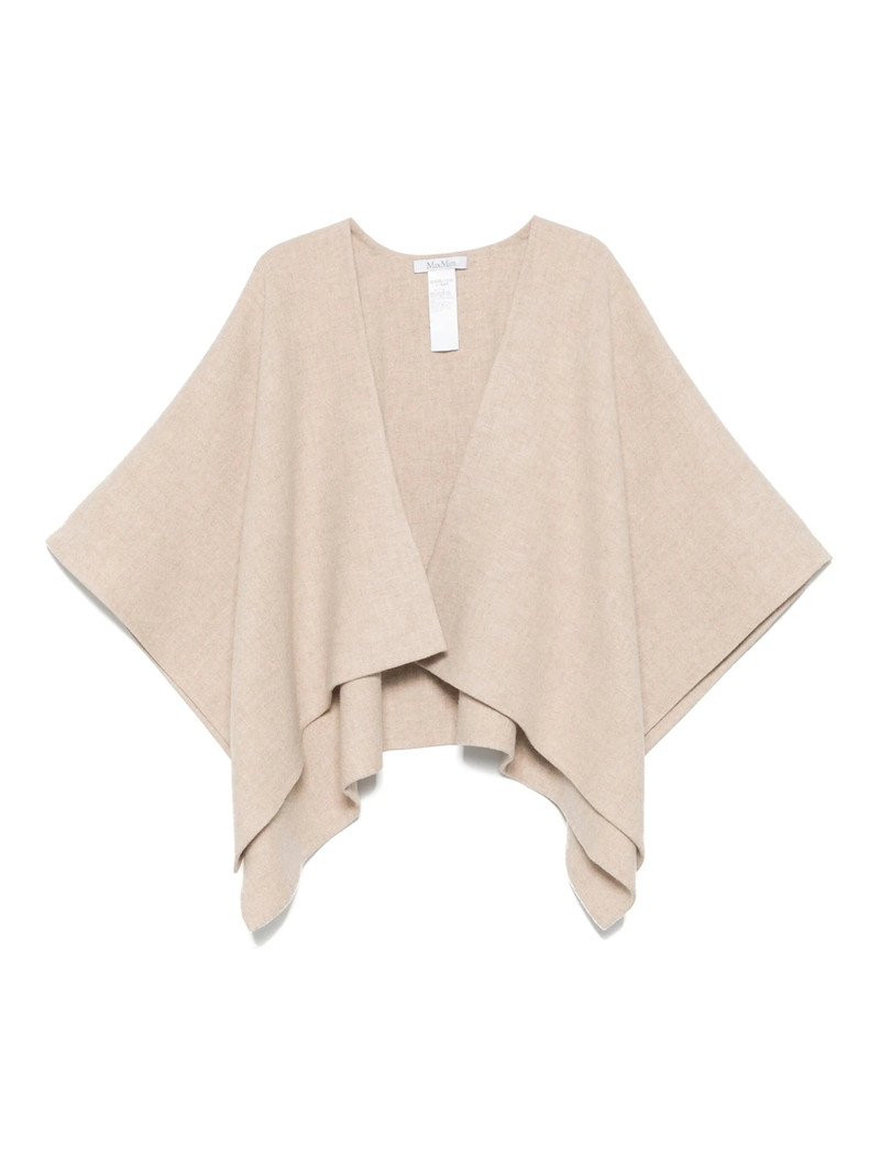 Max Mara Asymmetric-hem Poncho 1