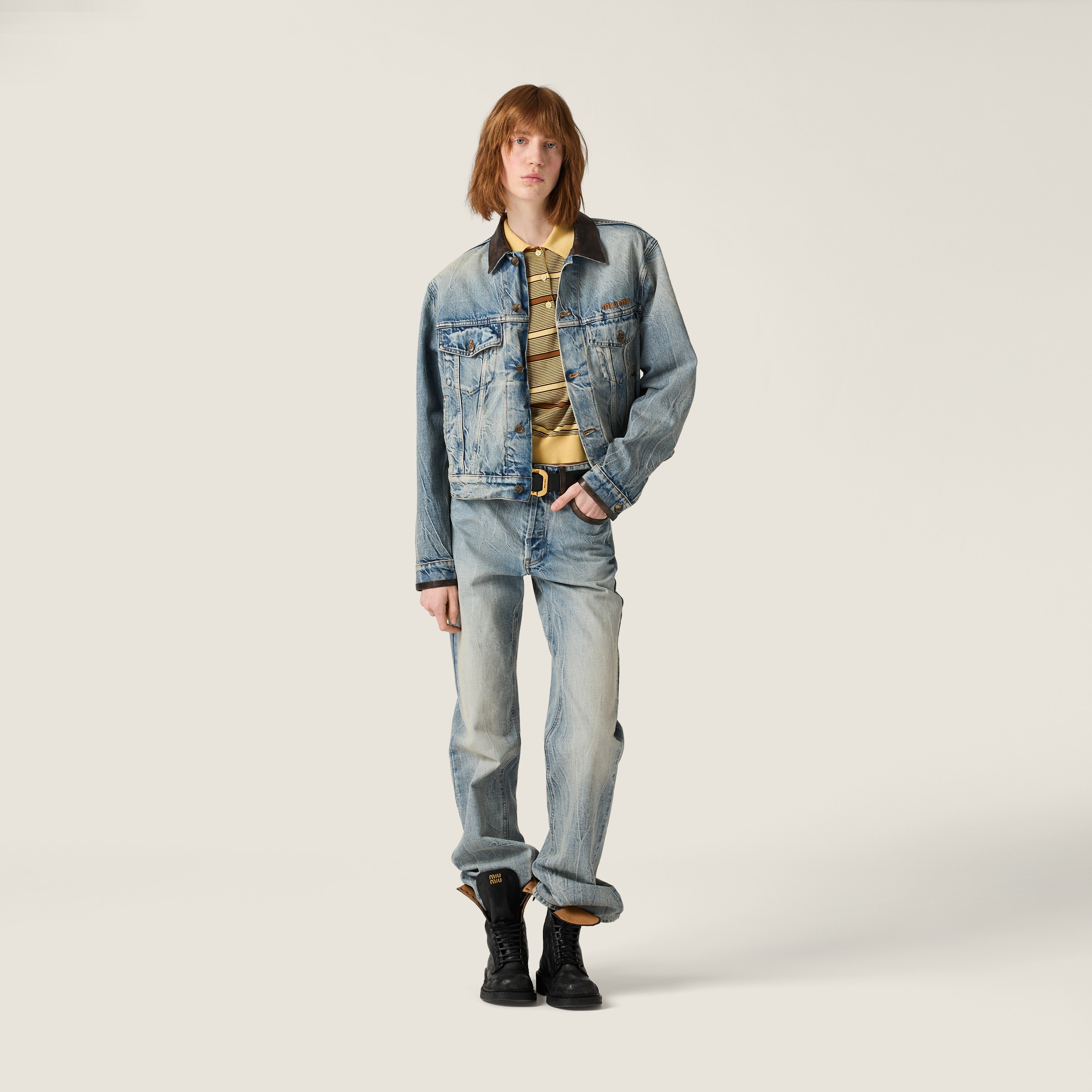 Denim blouson jacket - 2