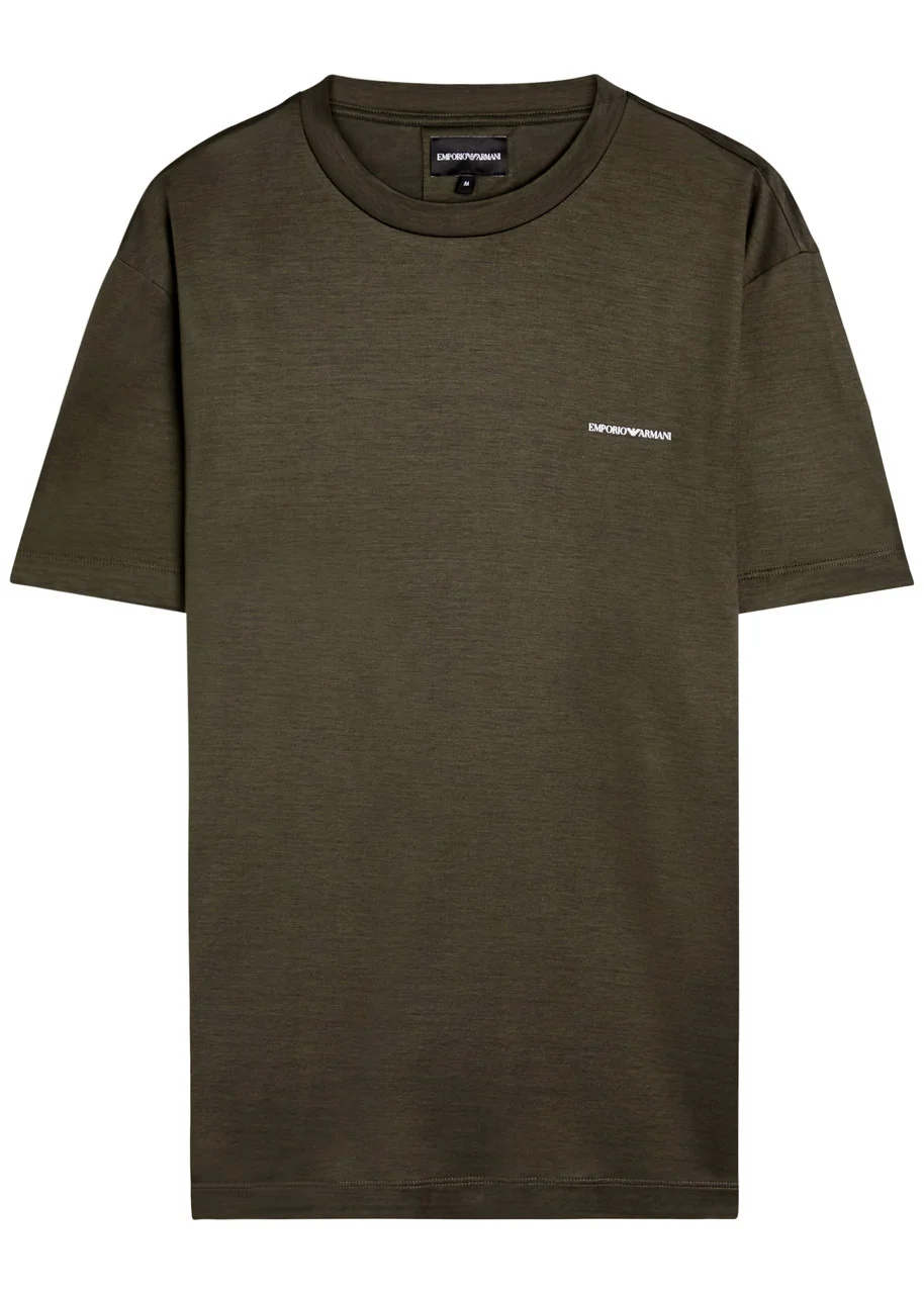 Emporio Armani Logo Jersey T-shirt - 1
