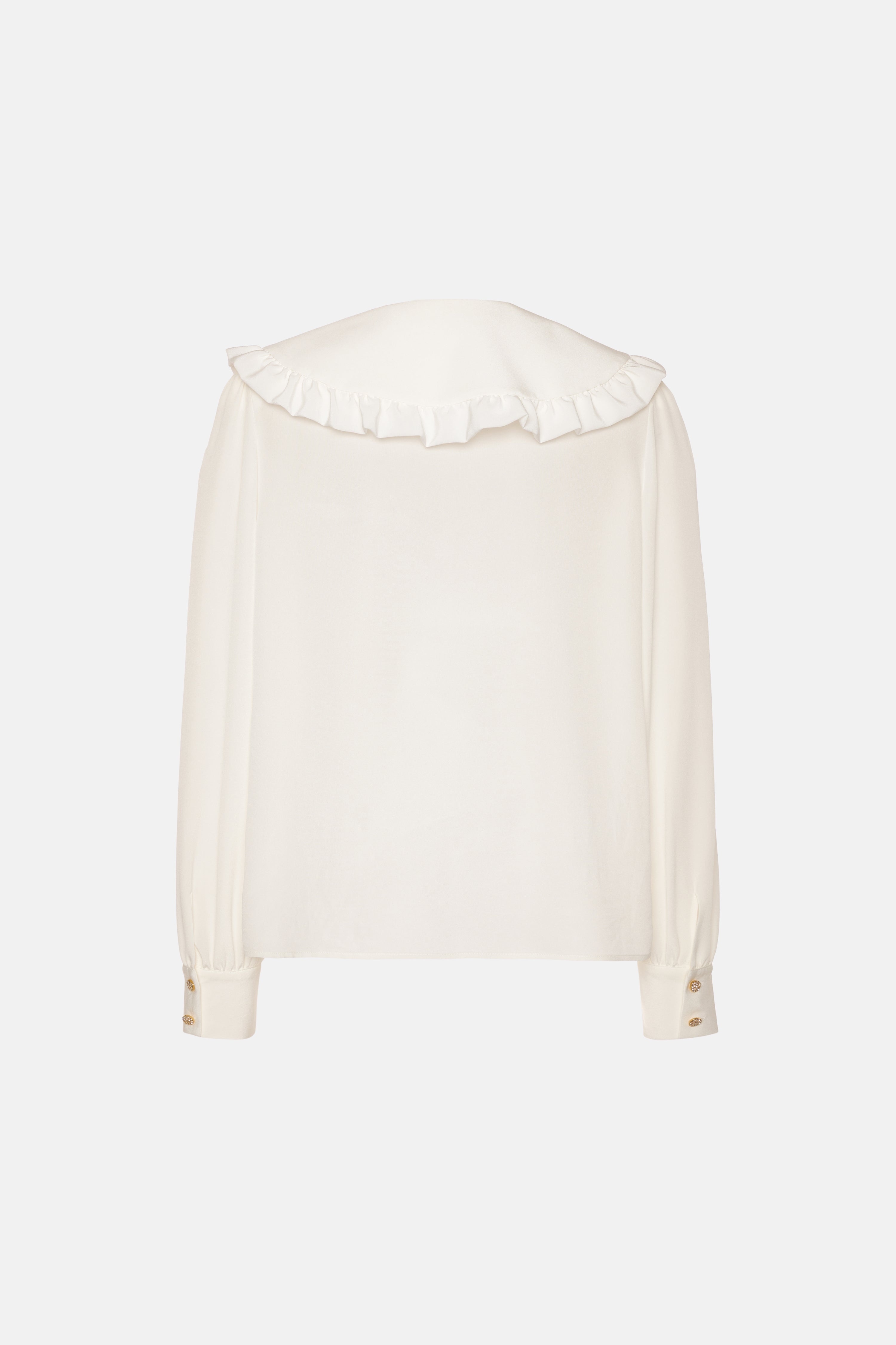 SILK BLOUSE WITH COLLAR - 2