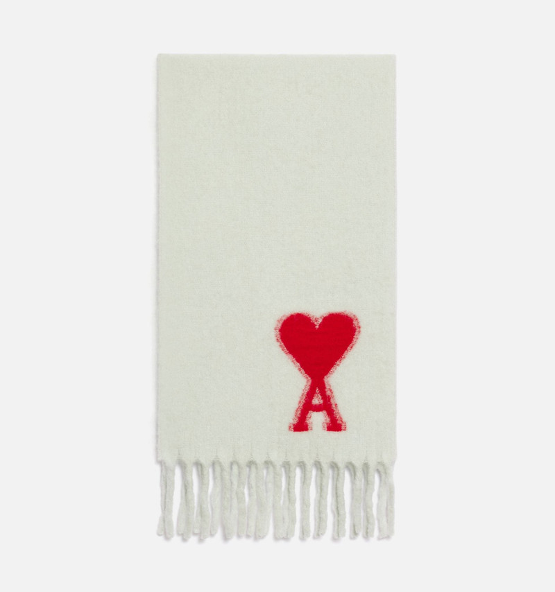 AMI Paris Oversized Ami De Coeur Scarf outlook