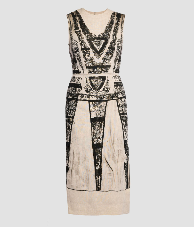 SLEEVELESS MIDI PENCIL DRESS - 1