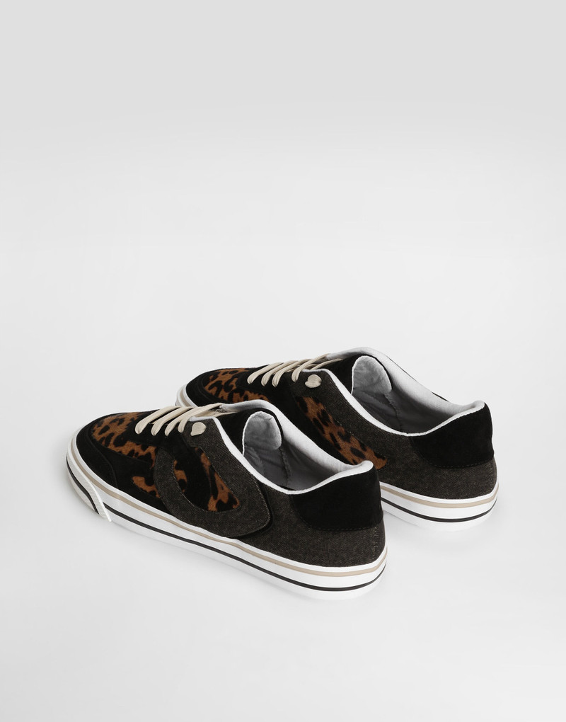 Dolce & Gabbana Leo-print pony DG sailing sneakers outlook