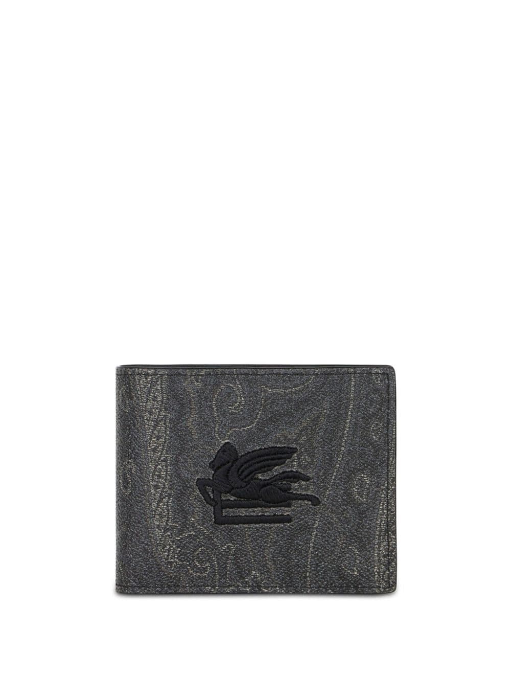 paisley-print cotton-blend wallet - 1