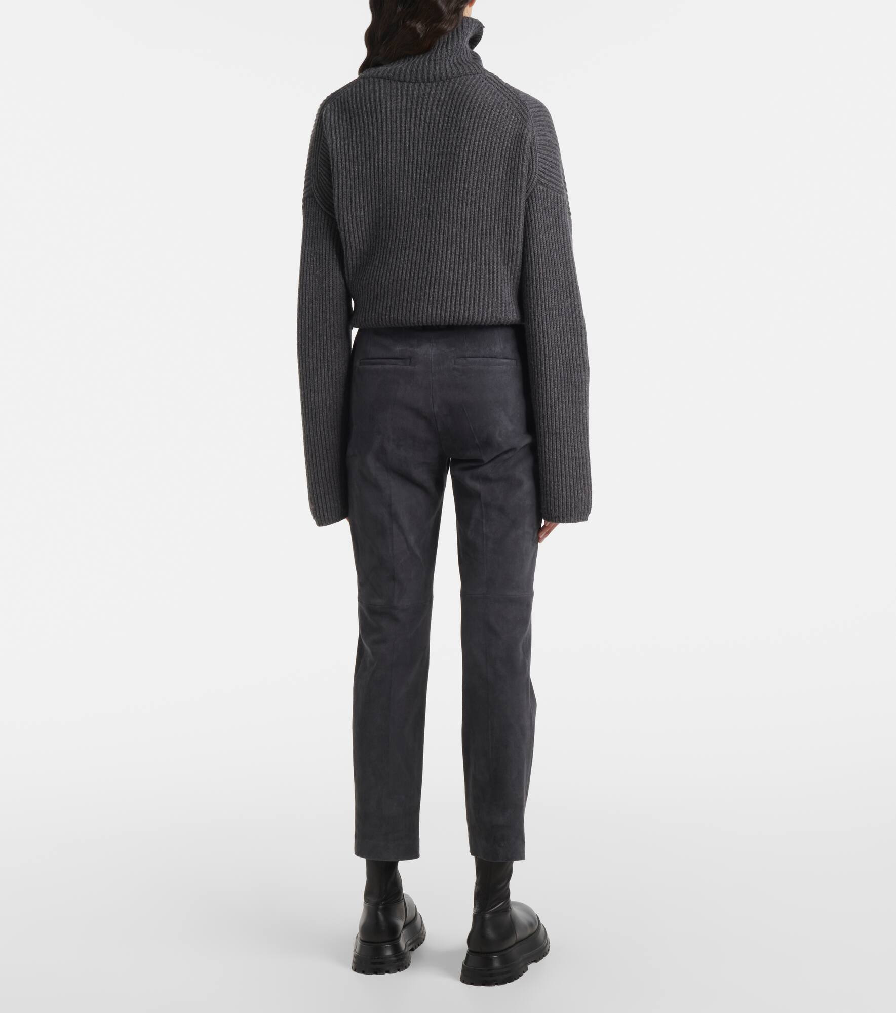Coleman suede slim pants - 3
