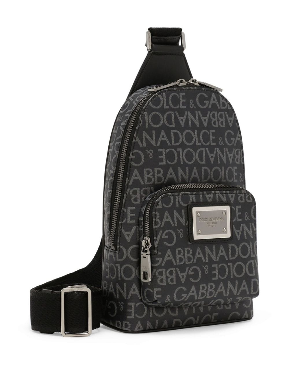 logo-plaque adjustable-strap belt bag - 4