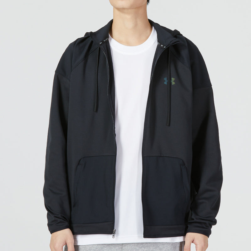 Under Armour RUSH Warm-Up Full-Zip Hoodie Jacket 'Black' 1373719-001 - 3
