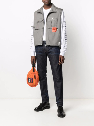 Diesel hidden-pocket workwear vest outlook