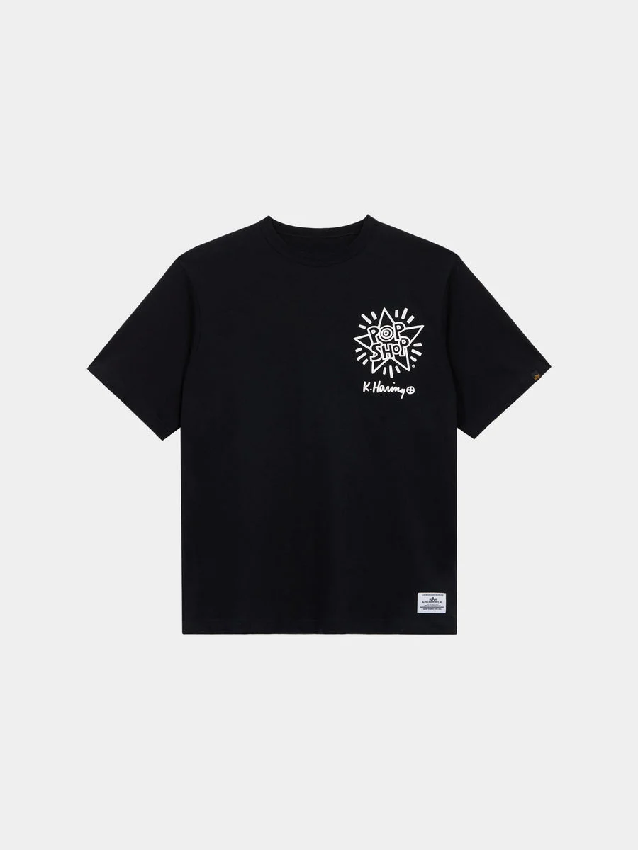 KEITH HARING X ALPHA GRAPHIC TEE POP SHOP - 1