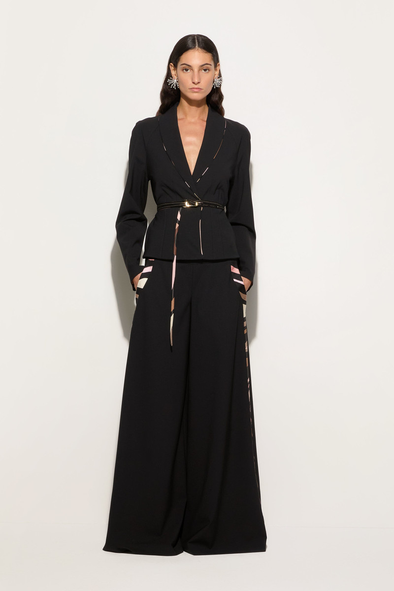 PUCCI PALAZZO PANTS WITH PRINTED DETAILS outlook