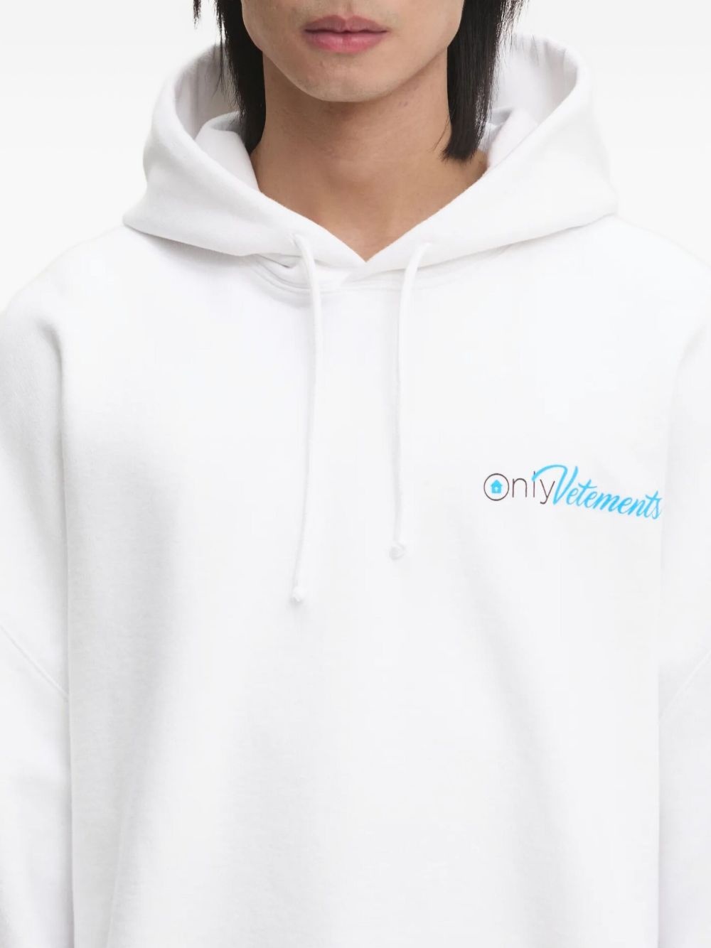 logo-print hoodie - 4
